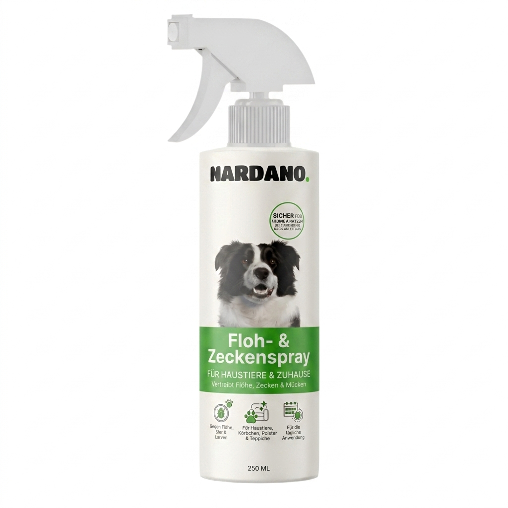 Nardano Clear - Natürliches Floh- & Zeckenspray für Hunde