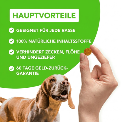 Nardano Snack - Natürliche Floh- & Zeckenschutz-Kausnacks für Hunde